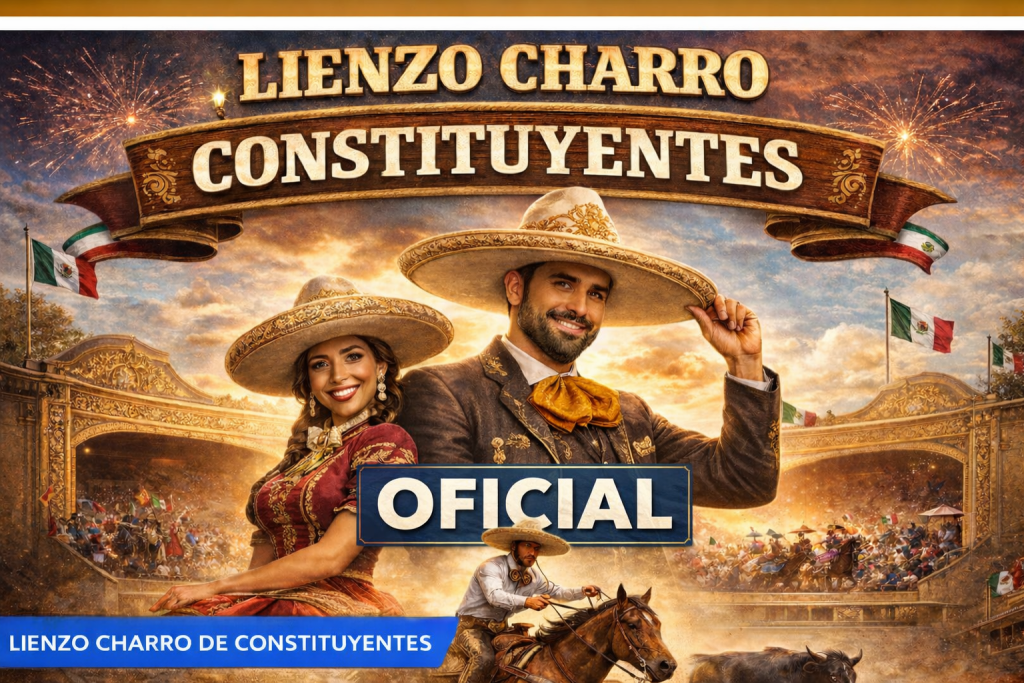 Lienzo Charro de Constituyentes, charros y escaramuza en el ruedo